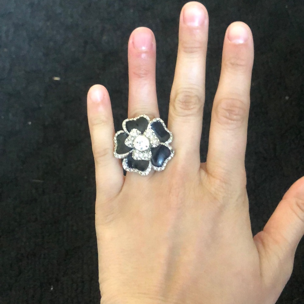 Lia Sofia Blooming Dahlia ring